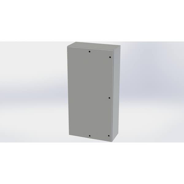 1/4 Turn Latch Electrical Enclosures, 72 in H, 16 in D, 36 in W, NEMA 3R, 4, 12, 13, Carbon Steel